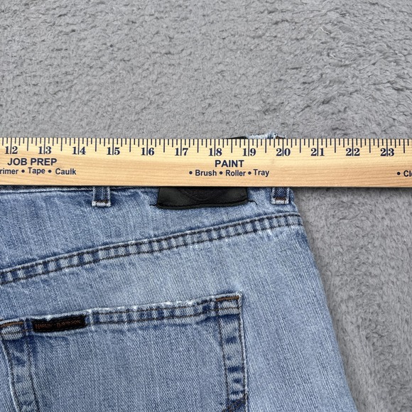 Harley-Davidson Jeans Mens 42x34 Blue Straight Leg Denim Distressed Motorcycle - Picture 12 of 15